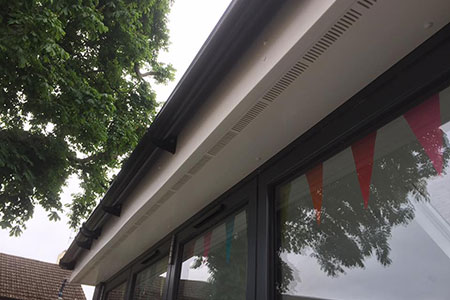 New white uPVC fascias and soffits